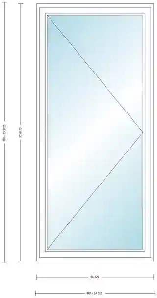 Main 1 - ANDERSEN C145R WHT CSMT UNIT HIGH PERF LOW E4 INSUL GLASS # 1309455 - Arlington Coal & Lumber