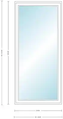 ANDERSEN C145/A451S STAT WHT CSMT UNIT HIGH PERF LOW E4 INSUL GLASS # 1307099 - Arlington Coal & Lumber