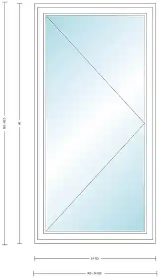 Main 1 - ANDERSEN C14R WHT CSMT UNIT HIGH PERF LOW E4 INSUL GLASS # 1309452 - Arlington Coal & Lumber