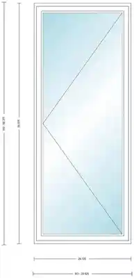ANDERS C15 L CASEMENT UNIT HIGH PERF INSUL GLASS # 1309423 - Arlington Coal & Lumber