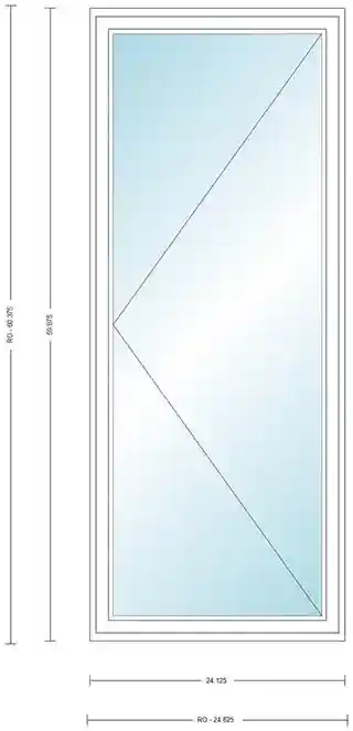 Main 1 - ANDERS C15 L CASEMENT UNIT HIGH PERF INSUL GLASS # 1309423 - Arlington Coal & Lumber