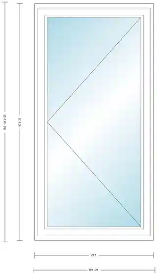 Main 1 - ANDERSEN CN135L  WHT CSMT UNIT HIGH PERF LOW E4 INSUL GLASS # 1309410 - Arlington Coal & Lumber