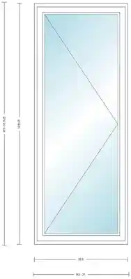 ANDERSEN CN145R WHT CSMT UNIT HIGH PERF INSUL GLASS # 1309451 - Arlington Coal & Lumber