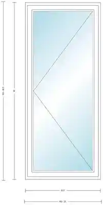 ANDERSEN CN14L WHT CSMT UNIT HIGH PERF LOW E4 INSUL GLASS # 1309414 - Arlington Coal & Lumber