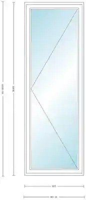 ANDERSEN CN15L WHT CSMT UNIT HIGH PERF LOW E4 INSUL GLASS # 1309421 - Arlington Coal & Lumber