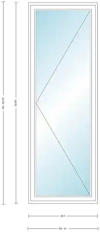 Main 1 - ANDERSEN CN15L WHT CSMT UNIT HIGH PERF LOW E4 INSUL GLASS # 1309421 - Arlington Coal & Lumber