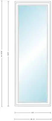 ANDERSEN CN15/AN51 STAT WHT CSMT UNIT. HIGH PERF LOW E4 INSUL GLASS # 1307091 - Arlington Coal & Lumber
