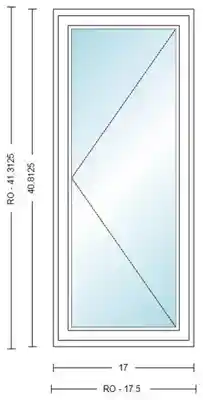 ANDERSEN CR135(L) CASEMENT UNIT, WHITE, HP INSUL GLASS # 1309409 - Arlington Coal & Lumber