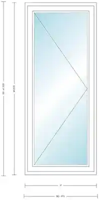 ANDERSEN CR135(R) CASEMENT UNIT, WHITE, HP INSUL GLASS # 1309445 - Arlington Coal & Lumber