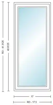 ANDERSEN CR135 STAT CASEMNTUNIT, WHITE, HP INSUL GLASS # 1307117 - Arlington Coal & Lumber