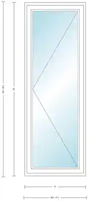 ANDERSEN CR14(L) CASEMENT UNIT, WHITE, HP INSUL GLASS # 1309413 - Arlington Coal & Lumber