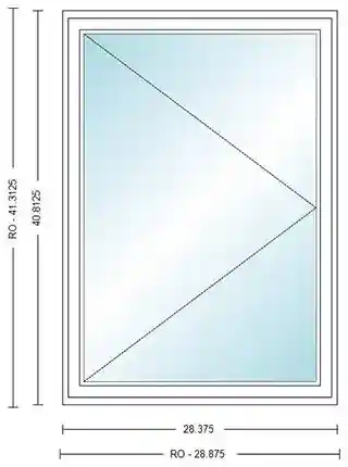 Main 1 - ANDERSEN CW135(R) CASEMENT UNIT. HIGH PERF INSUL GLASS # 1309448 - Arlington Coal & Lumber