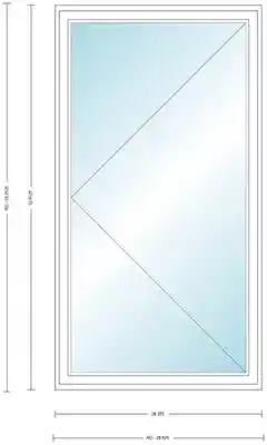 ANDERS CW145 L CASEMENT UNTHIGH PERF INSUL GLASS # 1309417 - Arlington Coal & Lumber
