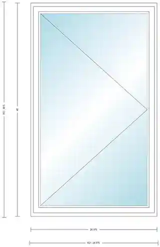 Main 1 - ANDERS CW14 R CASEMENT UNIT HIGH PERF INSUL GLASS # 1309454 - Arlington Coal & Lumber