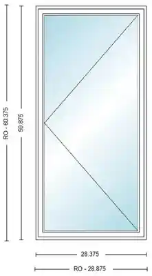 ANDERSEN CW15L WHITE CSMT UNIT HIGH PERF INSUL GLASS # 1309425 - Arlington Coal & Lumber