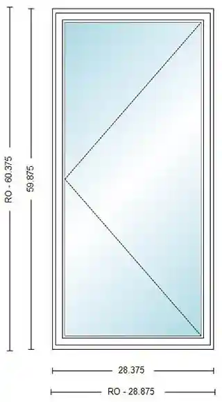 Main 1 - ANDERSEN CW15L WHITE CSMT UNIT HIGH PERF INSUL GLASS # 1309425 - Arlington Coal & Lumber