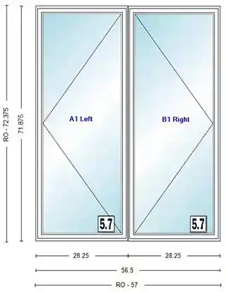 Main 1 - ANDERSEN CW26 CASEMENT UNITHIGH PERF INSUL GLASS. # 1309496 - Arlington Coal & Lumber