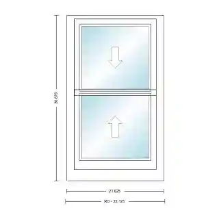 Main 1 - ANDERSEN 400 SERIES TW18210 DH UNIT HIGH PERF LOW-E4 GLASS # 1611840 - Arlington Coal & Lumber