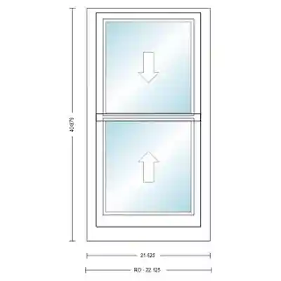 ANDERSEN 400 SERIES TW1832 DH UNIT HIGH PERF LOW-E4 GLASS # 1611841 - Arlington Coal & Lumber