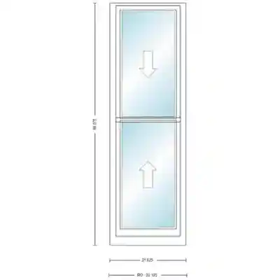 ANDERSEN 400 SERIES TW1856E DH UNIT HIGH PERF LOW-E4 GLASS # 1647523 - Arlington Coal & Lumber