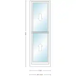 Main 1 - ANDERSEN 400 SERIES TW1856E DH UNIT HIGH PERF LOW-E4 GLASS # 1647523 - Arlington Coal & Lumber