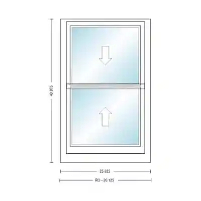 ANDERSEN 400 SERIES TW2032 WHT DH UNIT HIGH PERF LOW-E4 GLASS # 1611849 - Arlington Coal & Lumber