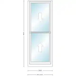 Main 1 - ANDERSEN 400 SERIES TW2056E WHT DH UNIT HIGH PERF LOW-E4 GLASS # 1647524 - Arlington Coal & Lumber