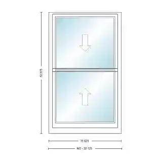 Main 1 - ANDERSEN 400 SERIES TW2642 WHT DH UNIT HIGH PERF LOW- E4 GLASS # 1600070 - Arlington Coal & Lumber