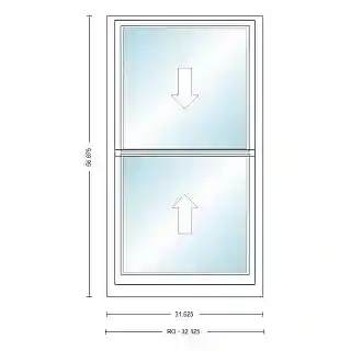 Main 1 - ANDERSEN 400 SERIES TW2646 WHT DH UNIT HIGH PERF LOW- E4 GLASS # 9159080 - Arlington Coal & Lumber