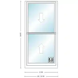 Main 1 - ANDERSEN 400 SERIES TW2652 WHT DH UNIT HIGH PERF LOW- E4 GLASS # 1600073 - Arlington Coal & Lumber