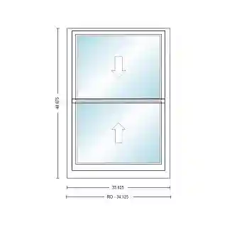 Main 1 - ANDERSEN 400 SERIES TW28310 WHT DH UNIT HIGH PERF LOW- E4 GLASS # 9168784 - Arlington Coal & Lumber