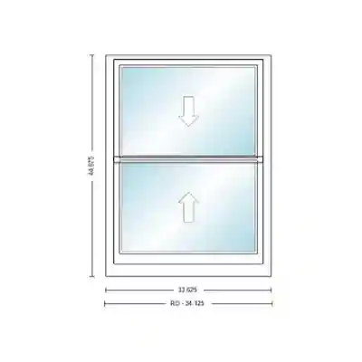 ANDERSEN 400 SERIES TW2836 WHT DH UNIT HIGH PERF LOW- E4 GLASS # 1600077 - Arlington Coal & Lumber