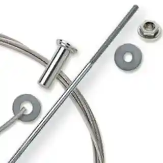 Main 2 - FEENEY 1/8 X 50' SS CABLE-RAIL KIT WOOD ASSEMBLY - NO CAPS - Arlington Coal & Lumber