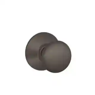 Main 1 - SCHLAGE PLYMOUTH PASSAGE KNOB OIL RUBBED BRONZE F10 PLY 613 - Arlington Coal & Lumber