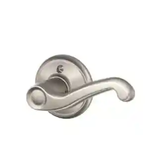 Main 1 - SCHLAGE FLARE DUMMY KNOB (RIGHT) SATIN NICKEL F170-FLA-619 - Arlington Coal & Lumber