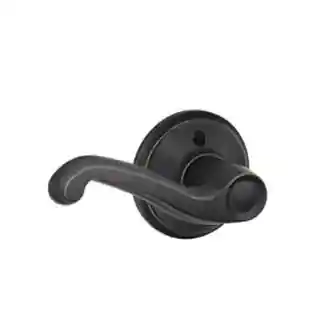 Main 1 - SCHLAGE FLARE DUMMY KNOB (LEFT) AGED BRONZE F170 FLA 716 - Arlington Coal & Lumber
