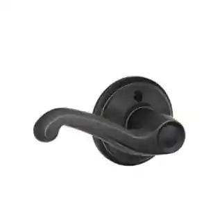 Main 1 - SCHLAGE FLARE DUMMY KNOB (LEFT) AGED BRONZE F170 FLA 716 - Arlington Coal & Lumber