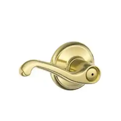 SCHLAGE F40V FLA BED/BATH BRASS (605) "UNIVERSAL" - Arlington Coal & Lumber