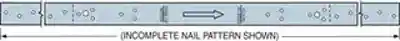 SIMPSON RPS-28Z (Z-MAX) RETRO PLATE STRAP 1-1/2" X 28-5/16" (25/CTN) - Arlington Coal & Lumber
