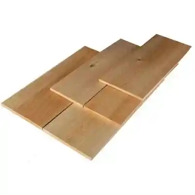 SBC 16" EASTERN WHITE CEDAR R&R CLEAR *RAW* SIDEWALL-SELECT SHINGLE; (25 SQFT @ 5" EXPOSURE) - Arlington Coal & Lumber