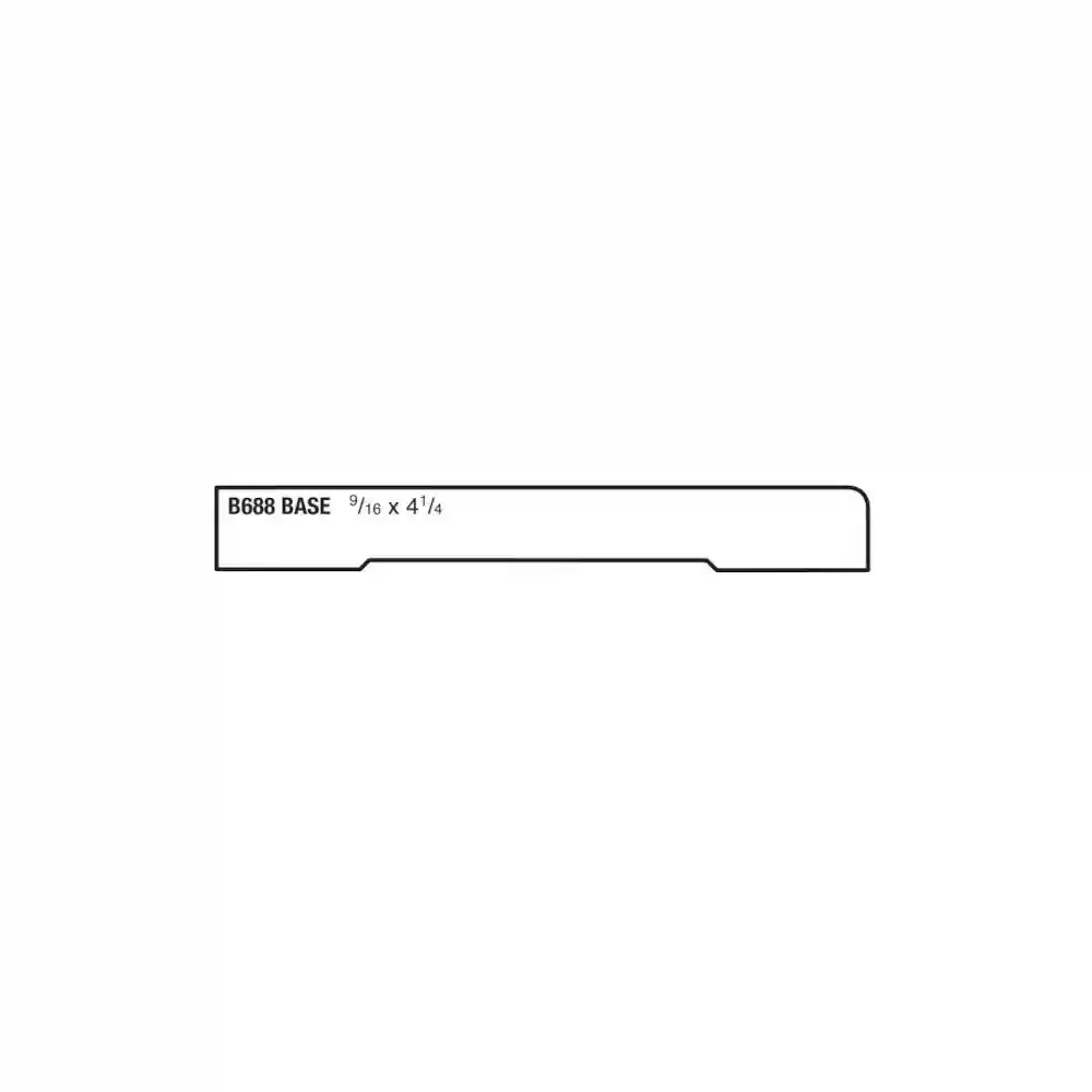 Main 2 - B688 9/16" X 4-1/4" CLEAR PINE BASE BOARD - Arlington Coal & Lumber