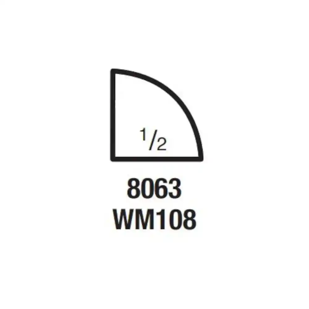 Main 2 - (8063) 1/2" X 1/2" CLEAR PINE QUARTER ROUND MOULDING - Arlington Coal & Lumber
