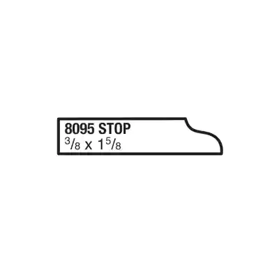(8095) 3/8" X 1-5/8" CLEAR PINE STOP BEAD MOULDING - Arlington Coal & Lumber