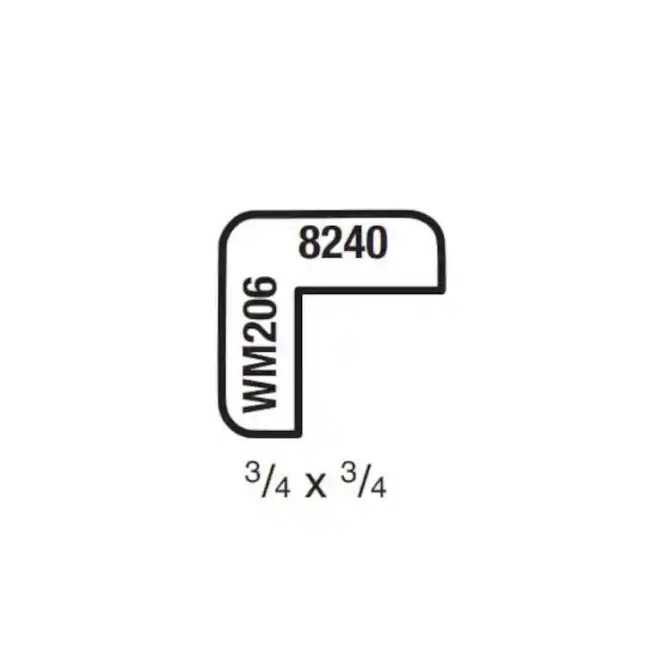 Main 2 - (8240) 3/4" X 3/4 " CLEAR PINE CORNER MOULDING - Arlington Coal & Lumber