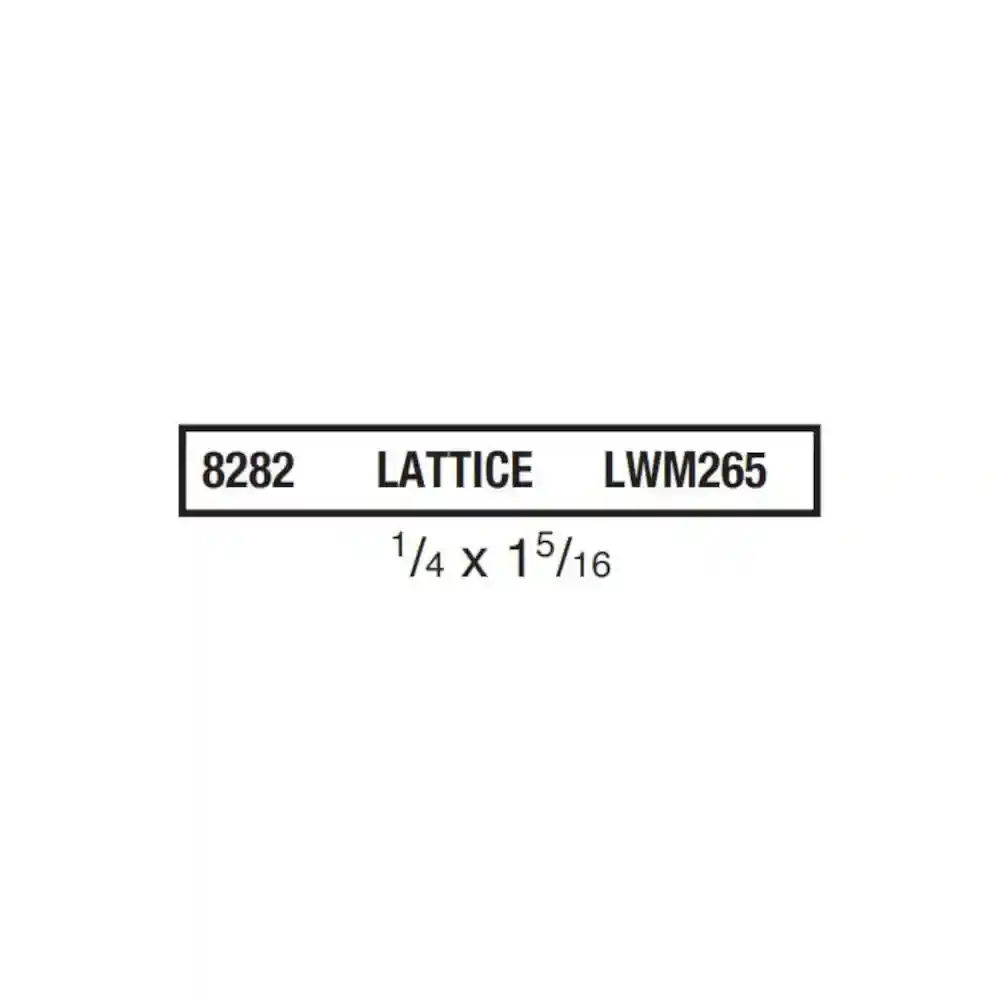 Main 2 - (8282) 1/4" X 1-3/4" CLEAR PINE LATTICE - Arlington Coal & Lumber