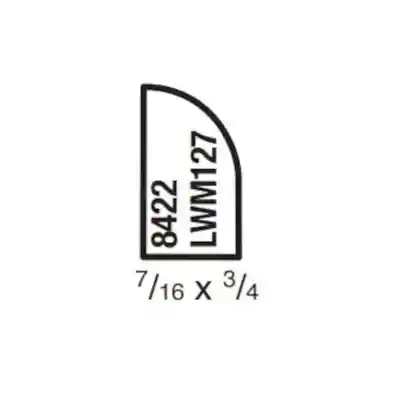 (8422) 7/16" X 3/4" CLEAR PINE CARPET STRIP MOULDING (BASE SHOE) - Arlington Coal & Lumber