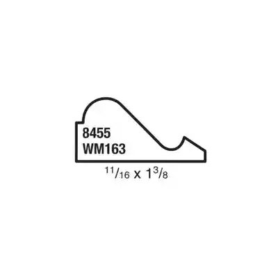 (8455) 11/16" X 1-3/8" CLEAR PINE BASE CAP MOULDING - Arlington Coal & Lumber