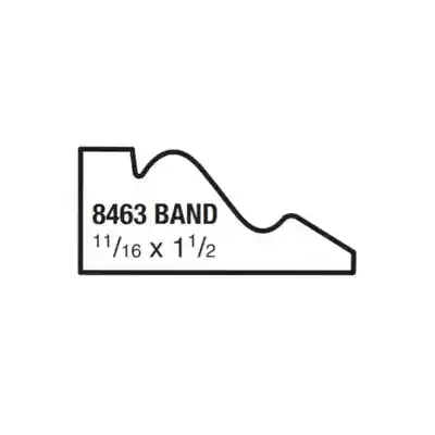 (8463) 11/16" X 1-1/2" CLEAR PINE BAND MOULDING - Arlington Coal & Lumber
