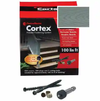 100LF BX CORTEX 2-1/2" PEBBLE GRAY TREX DECK SCREWS (APPROX 64 SQ/FT) ** TREX SELECT ** - Arlington Coal & Lumber