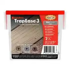 Main 2 - TRAPEASE-3 PEBBLE GRAY TREX SELECT SCREWS (350 COUNT) #9 X 2-1/2" TORX® TTAP® DRIVE - Arlington Coal & Lumber